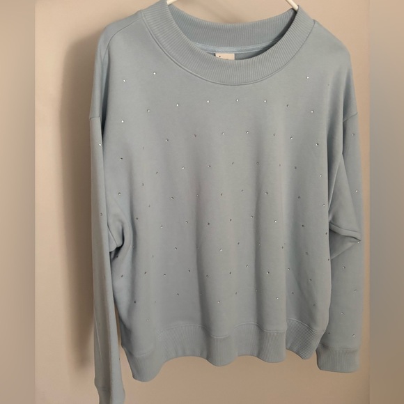 a new day Tops - A New Day rhinestone crew neck sweatshirt